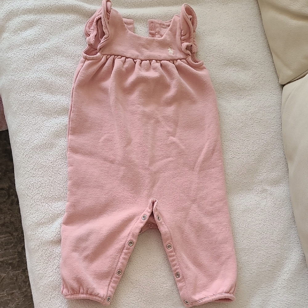 Ralph Lauren Pink Girls' Romper Jumper